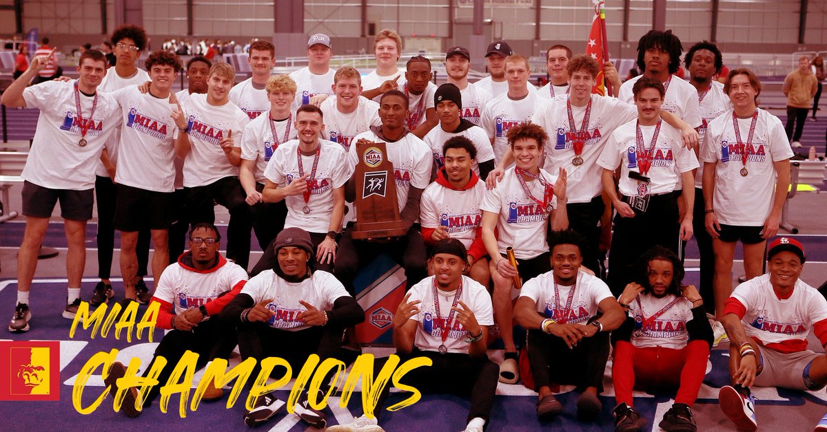 🚨MIAA CHAMPIONS🚨 The Pitt State men are MIAA Indoor Track and Field champions with a conference record 212 team points 🦍💪