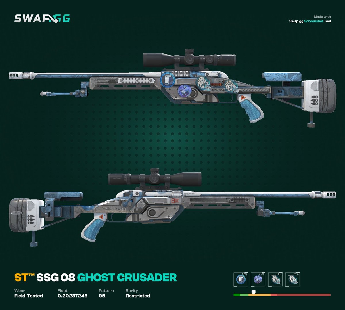 Mystec_'s tweet photo. Selling/trading SSG Ghost Crusader with Cologne 2014 Titan sticker

DM me offers if interested

#CS2 #csgoskins #titan #buff #buff163 #Dmarket #skinswap #csgotrading https://t.co/9N8PUj9f2U