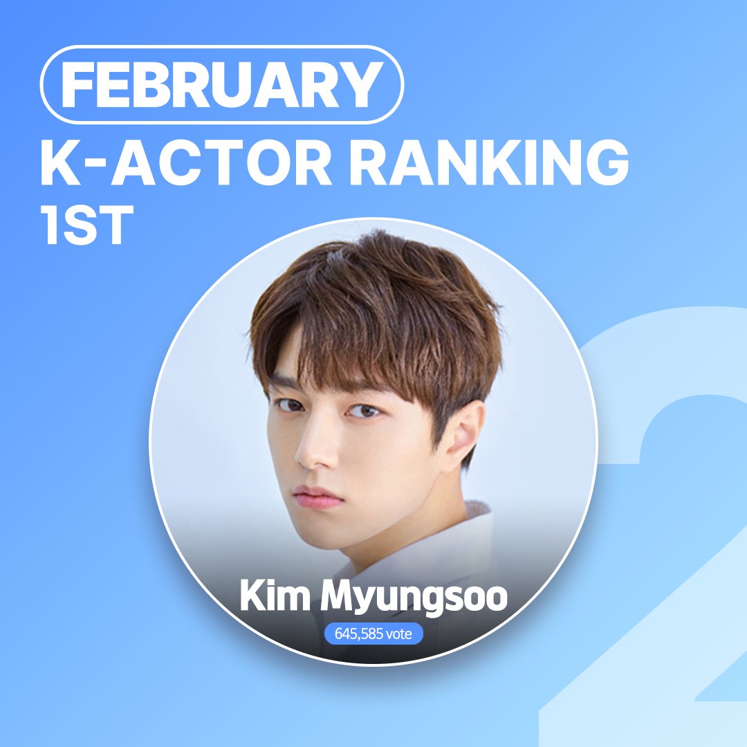 THEK___KING's tweet photo. 🌟2월 #배우랭킹 우승자🎊
Congratulations on K-ACTOR Ranking for February 🎉

#김명수
#KimMyungsoo

🎥 https://t.co/CVni1P4UpE https://t.co/RRboyreJmr