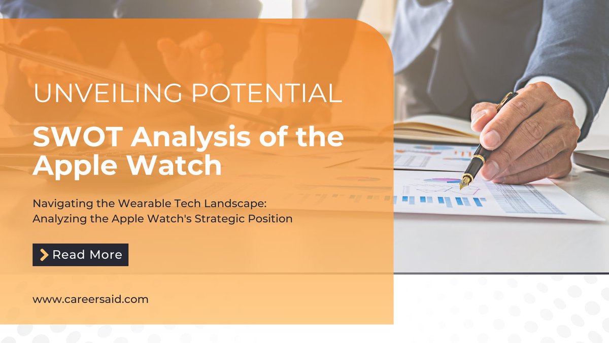 Curious about the future of smartwatches? Our new blog post breaks down the SWOT Analysis of the Apple Watch, giving you insights into what makes this device stand out in the tech industry. Don't miss out! #TechAnalysis #AppleWatch #Innovation