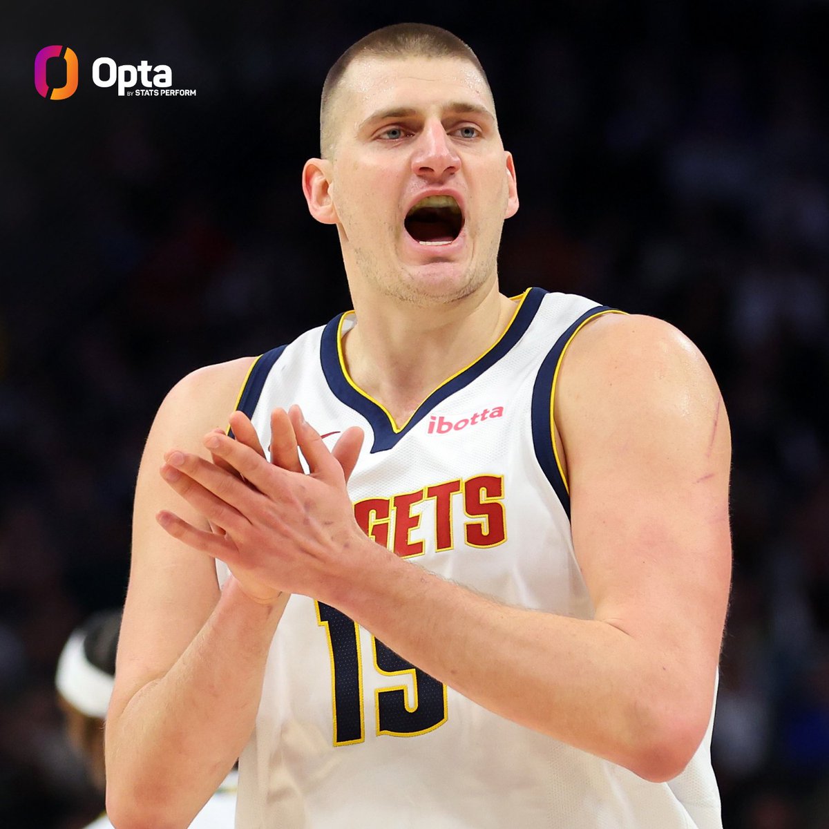 Nikola Jokić of the @nuggets is the second player in NBA history to have at least 80 points, 50 rebounds and 45 assists over a 3-game span. The other was Wilt Chamberlain from March 18-20, 1968.