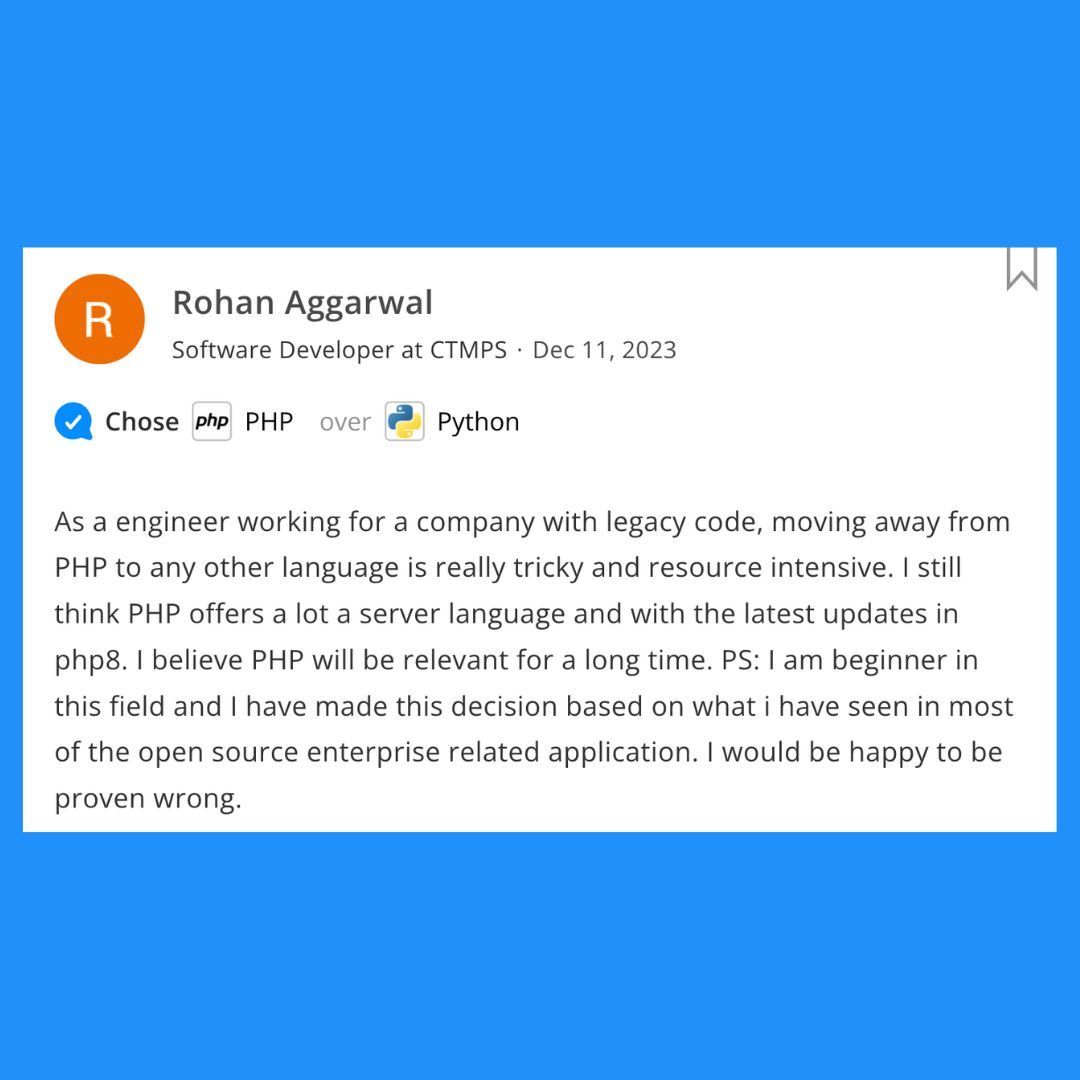 stackshareio's tweet image. Advice from Rohan 

#StackAdvice: @ThePSF

🔗 buff.ly/48siSip