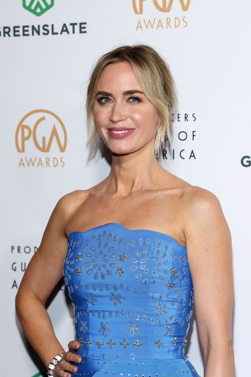 Emily Blunt at the #PGAAwards