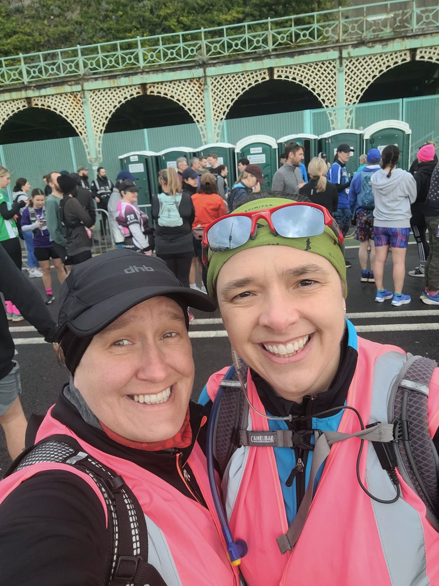 We tail walked @brightonhalf yesterday and want to congratulate the group of heroes at the back of the pack who left everything out on the road. You are amazing!! We are super proud of you all. Enjoy a well deserved day with your feets up! 💛💚💙👏👏👏