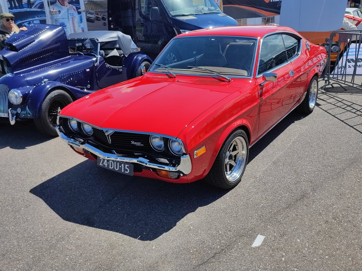 INASKK1's tweet image. That's a very awesome colour! This red   1974 #Mazda #RX4 is my contribution for #MazdaMonday. Funny enough, this one is registered at the Dutch DMV as a 929.