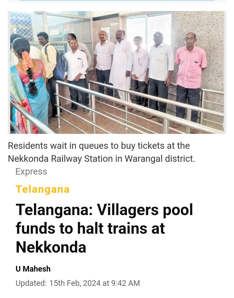 Everything in this life is lonely, the action is ours alone&have to face consequences alone.
Nekkonda people shown us way!

Cutting all differences Warangalites (both indian n NRIs)should ponder upon the serious problem of lack of transformation of Wgl city&solution.Hightime!🙏🙏