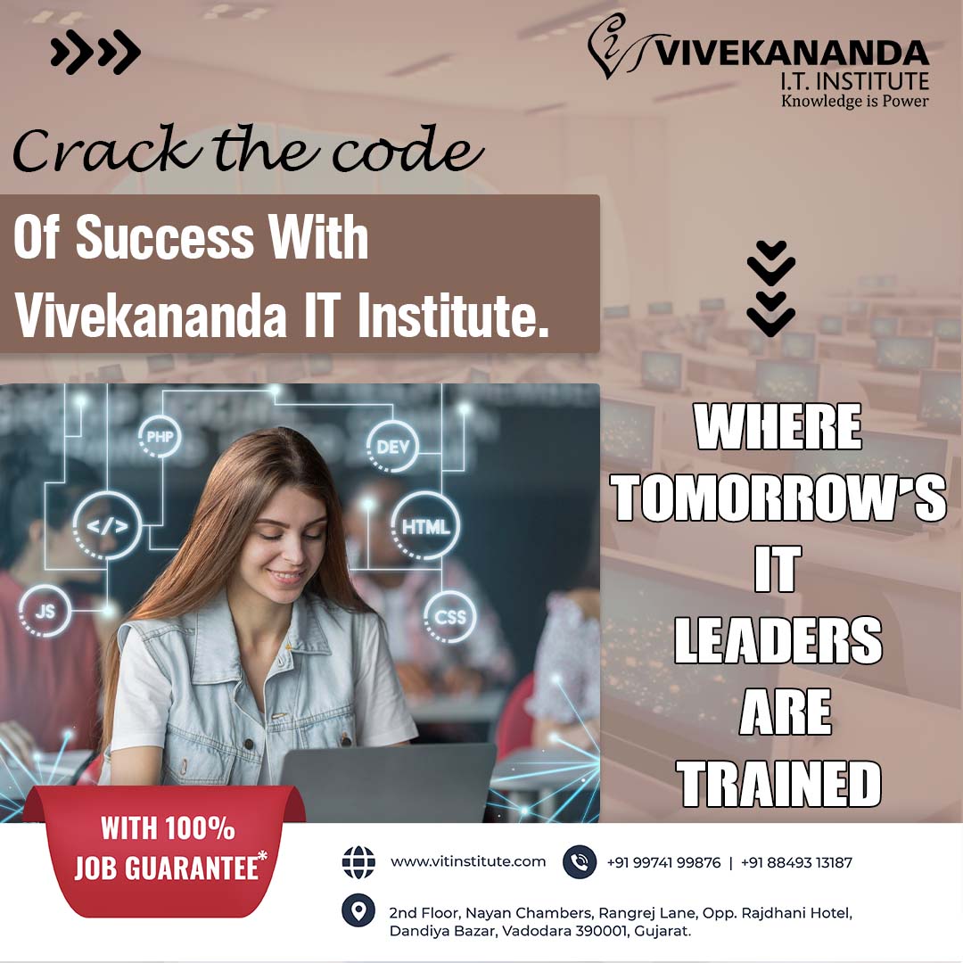 Step into a realm of boundless opportunities at Vivekananda IT Institute. 🎓  🤝  ✨

Visit: vitinstitute.com

#IT #successfulcareer #cisco #CCNA #ccnp #cybersecurity #cyberops #1YearTrainingITprograms #GurukulOfNetworking #VivekanandaITinstitute #VIT #Vadodara