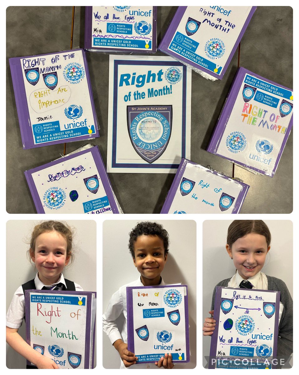 SJA_RRS's tweet photo. Our RRS Committee created their own folders which contain 43 articles that set out children’s rights. Each month we focus on a specific article and our RRS leaders display and share it with their peers to promote children’s rights across the school. https://t.co/a5xiiEUw28