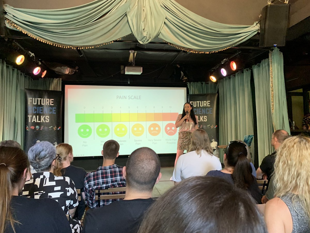 A/Prof Tasha Stanton (@tash_stanton) on Twitter photo <a href="/Dr_Flick_/">Dr Felicity Braithwaite</a> absolutely killing it as part of the Future Science Talks at Adelaide Fringe!!! Placebo and pain and comedy all in one. She brought the house down!!! So proud. 😂😂❤️❤️ <a href="/Dr_Flick_/">Dr Felicity Braithwaite</a> absolutely killing it as part of the Future Science Talks at Adelaide Fringe!!! Placebo and pain and comedy all in one. She brought the house down!!! So proud. 😂😂❤️❤️