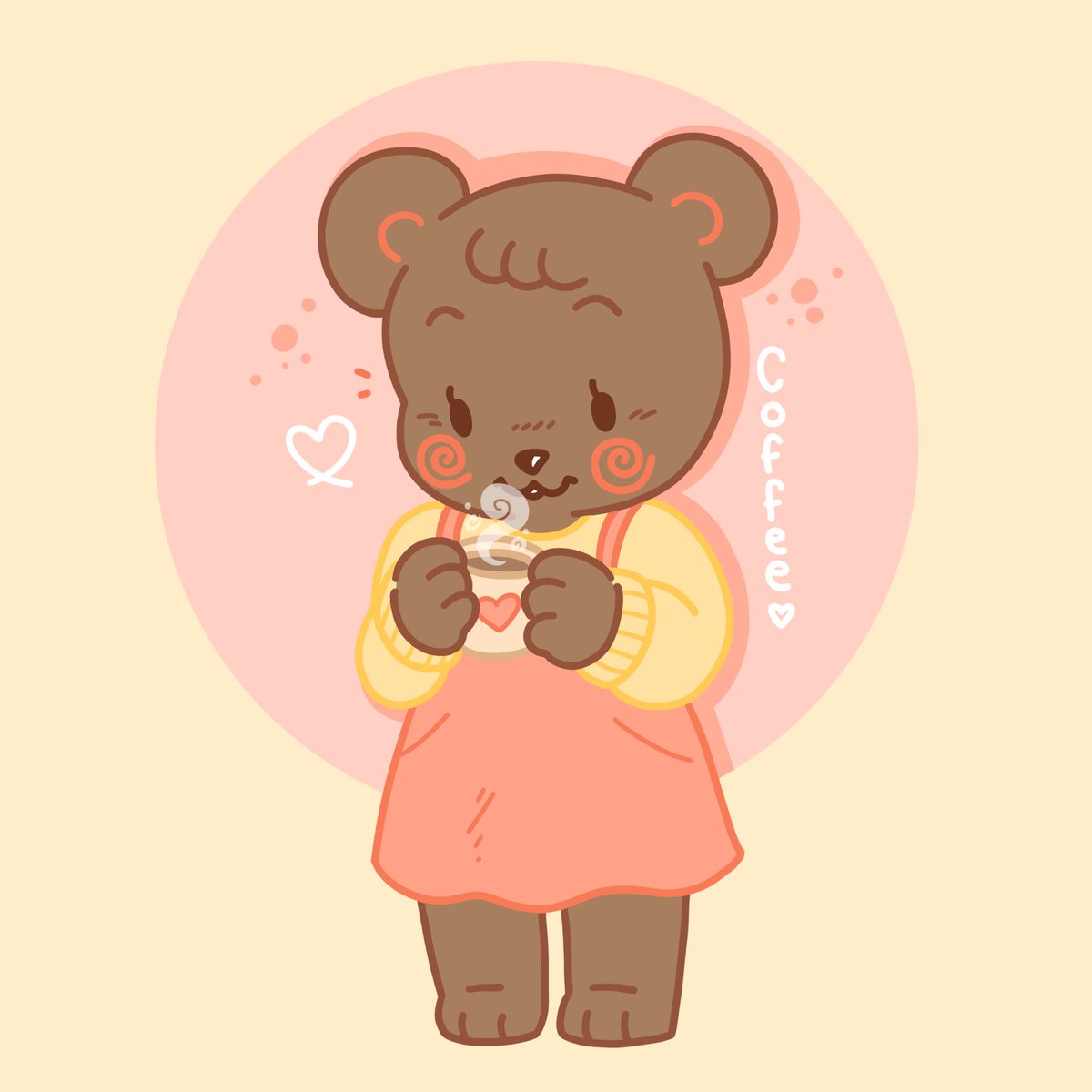 h_willowdraws's tweet photo. Coffee 🐻☕️✨ https://t.co/743GzIcZl2