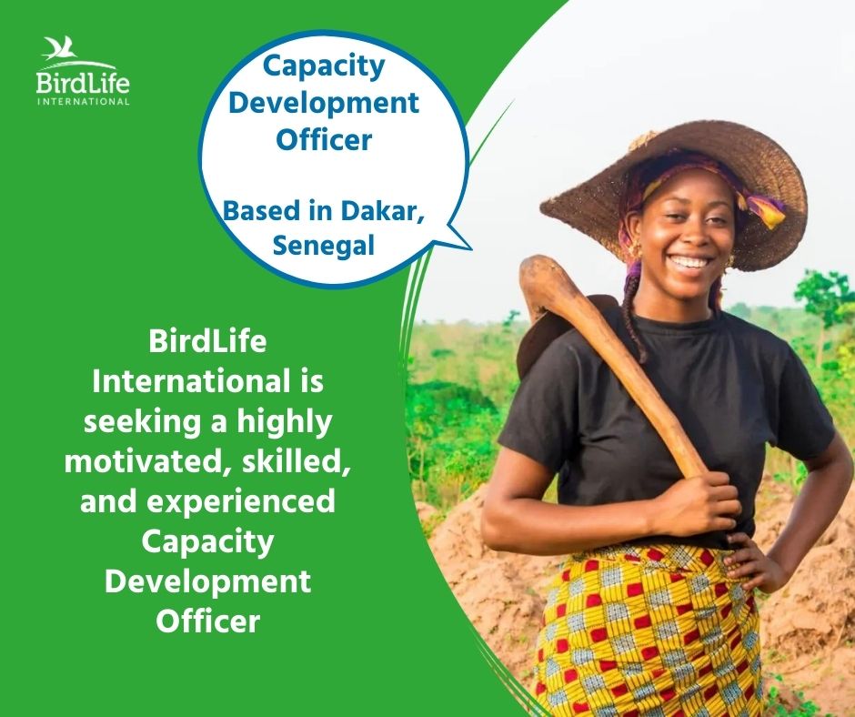 📢 Are you the One? We are seeking to recruit a Capacity Development Officer based in Dakar, Senegal. Application Deadline : 7th March 2024 More details 👉 ow.ly/3jJ150QHypI