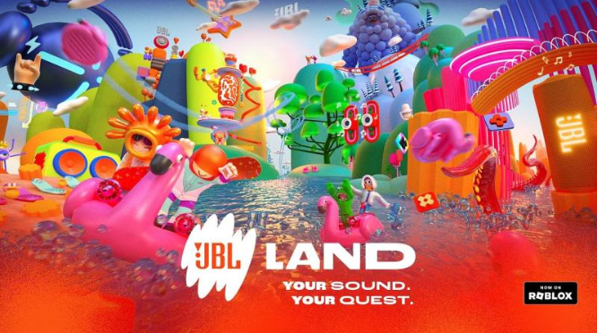 afaqs's tweet photo. .@JBLaudio introduces #JBLLand, an interactive Roblox universe, revolutionizing self-expression through sound and gaming integration.
More here: https://t.co/9I1U5XGnBf
#marketing | #jbl | #audio | #roblox | #gaming | #music | #sound | #marketingstrategies | #virtualenvironment | @Harman