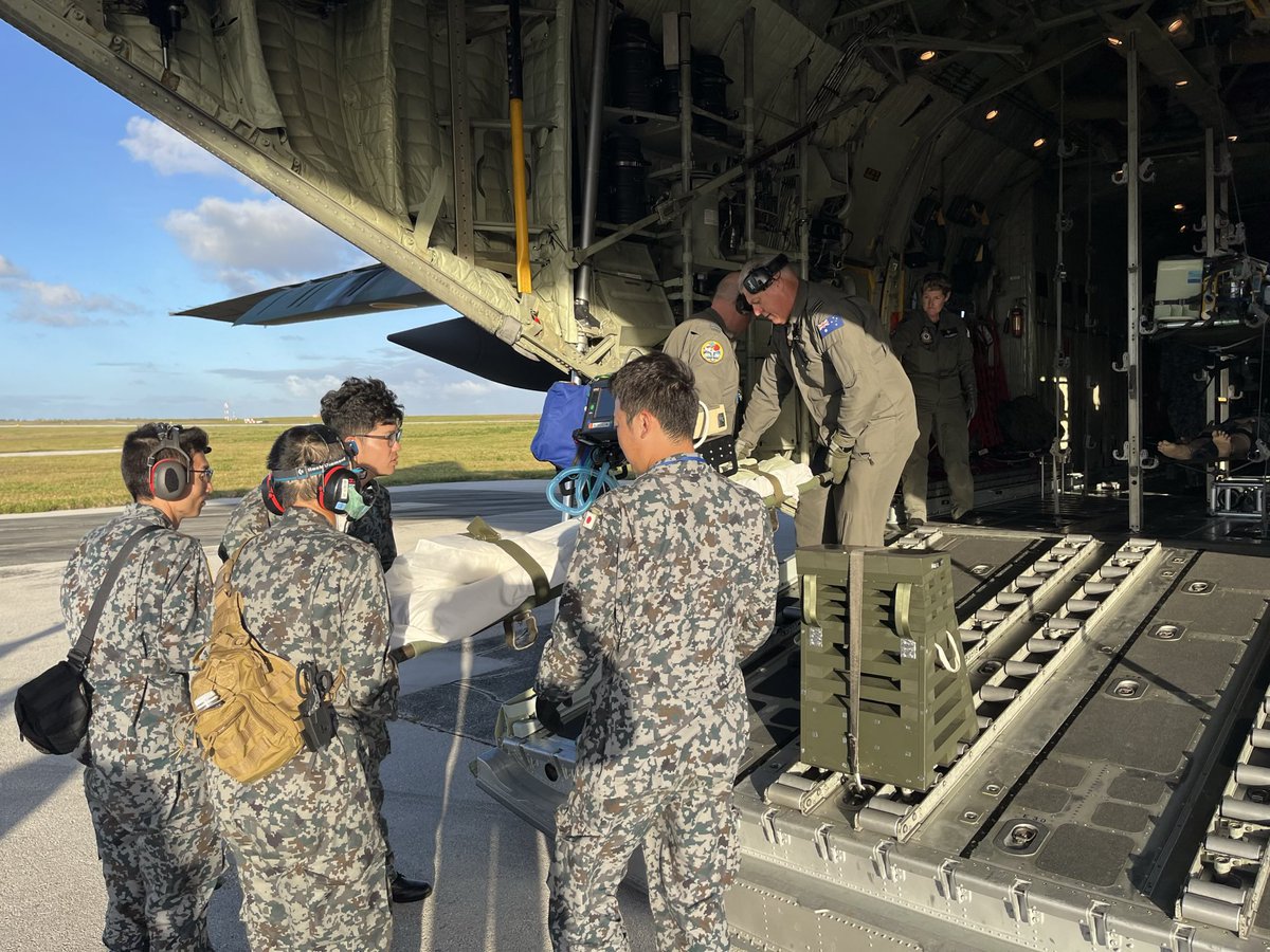#JASDF conducted humanitarian assistance and disaster relief (#HADR ) exercises with @PACAF and @AusAirForce in #CopeNorth24 . We enhanced our proficiency in how we coordinate with other countries to respond to disasters we cannot solely deal with.🇯🇵🇺🇸🇦🇺
