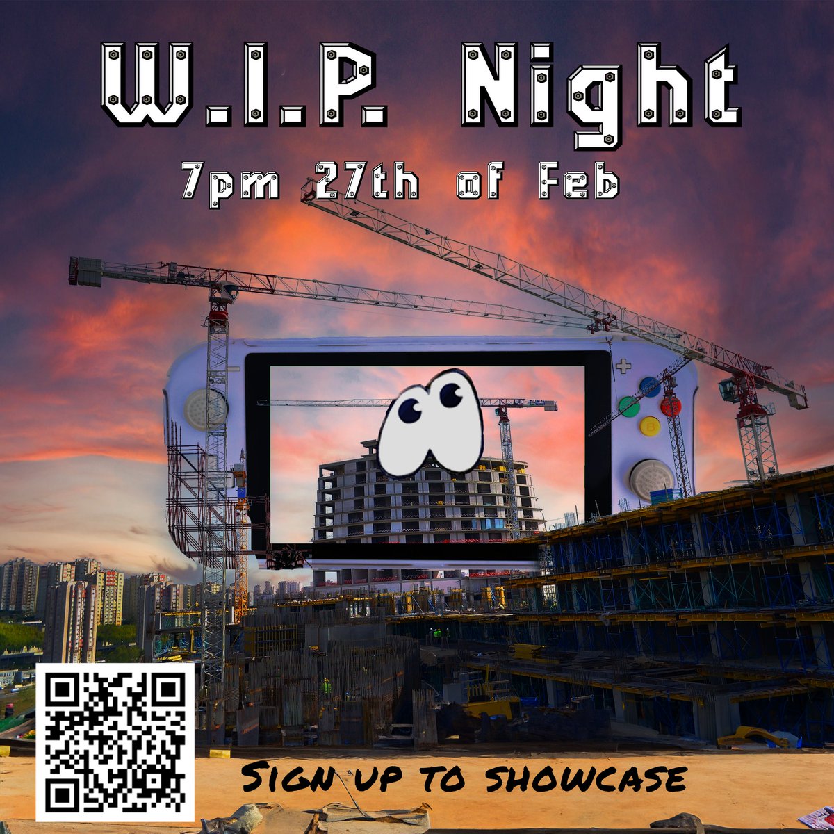 📢WIP Night this time tomorrow🏗️
Come along to Sabby and give some feedback to cool upcoming projects!