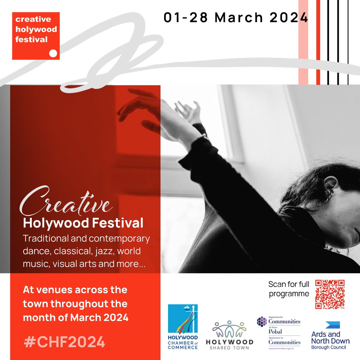 The Creative Holywood Festival kicks off this week with An Evening of Dance. Featuring <a href="/JoshuaBurnside/">Joshua Burnside</a> Irish, modern, Indian dance + new commission with <a href="/macmillancancer/">Macmillan Cancer Support</a> &amp; Sing for Life Choir <a href="/Keith_Acheson/">Keith Acheson - Composer</a> 

ticketsource.co.uk/creativeholywo…