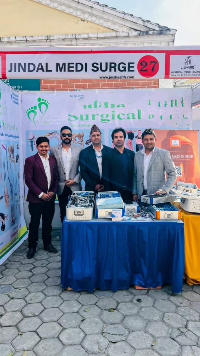 **Jindal Medi Surge Grateful for a Successful Exhibit at Orthocon Nepal 2024!**

🌟 We are immensely grateful for the fantastic reception at **Orthocon Nepal 2024**! 🌟
#JindalMediSurge #OrthoconNepal #Orthopedics #MedicalDevices #HealthcareInnovations #SuccessfulExhibit