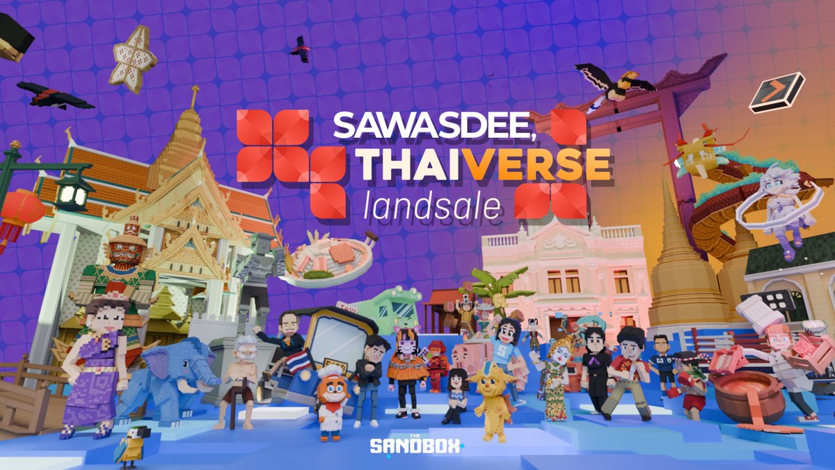 We are kicking off 2024 with the first @TheSandboxGame LAND Sale of the year putting the emphasis on Thailand! This great country has been the home of lots of our users already and amazing brands who are shaping the digital space. If you want to know more and register:…