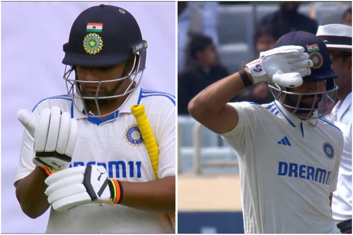 A tale of two debutants for India in the same match - Sarfaraz and Dhruv Jurel:

- Sarfaraz received widespread media attention and hype, with his family getting full coverage. In contrast, Dhruv was ignored, lacking PR, but focusing on his game.

- Anand Mahindra gifted a Thar…