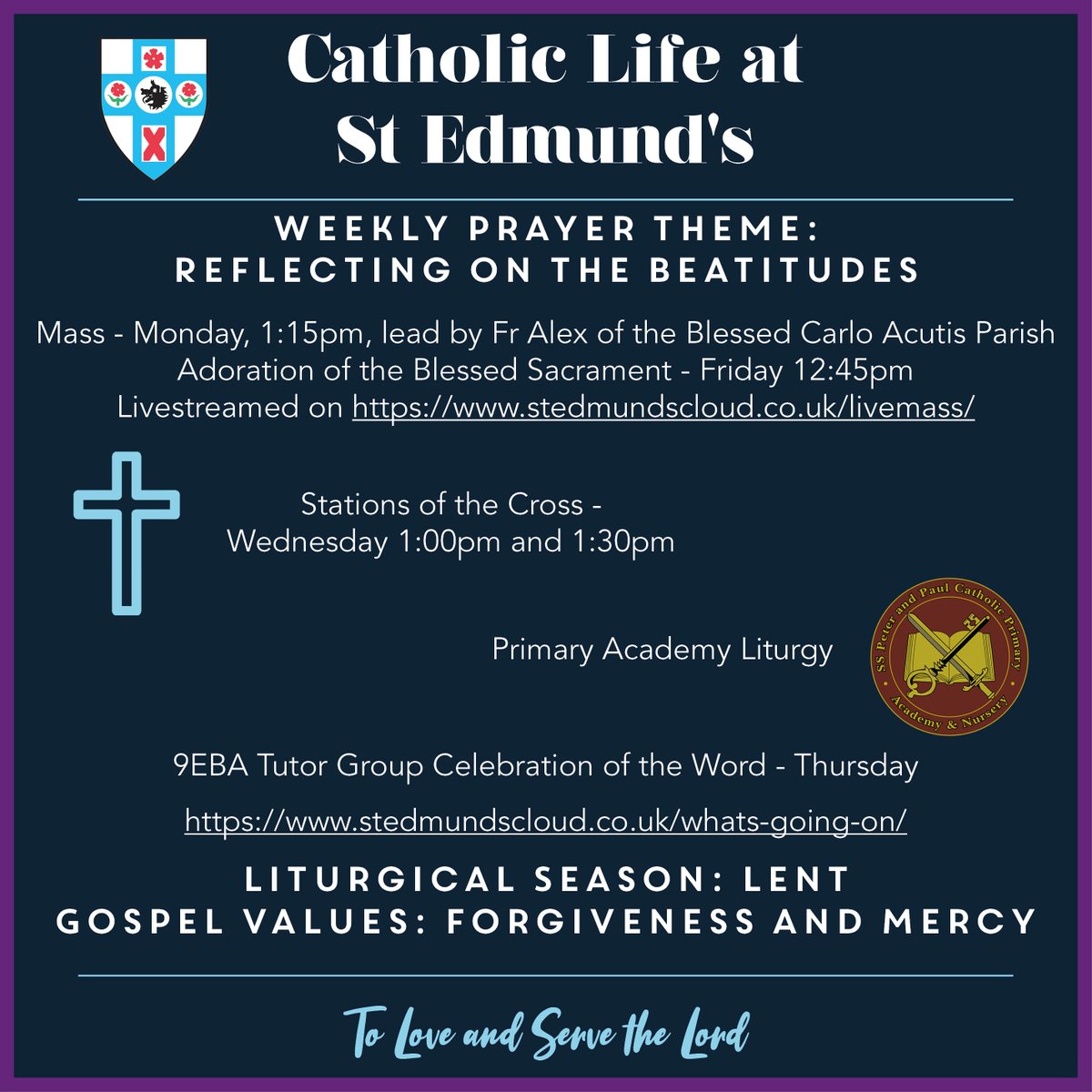 📢 What's Going On This Week - Catholic Life at St Edmund's

#catholiclife #catholicyouth #catholiccommunity