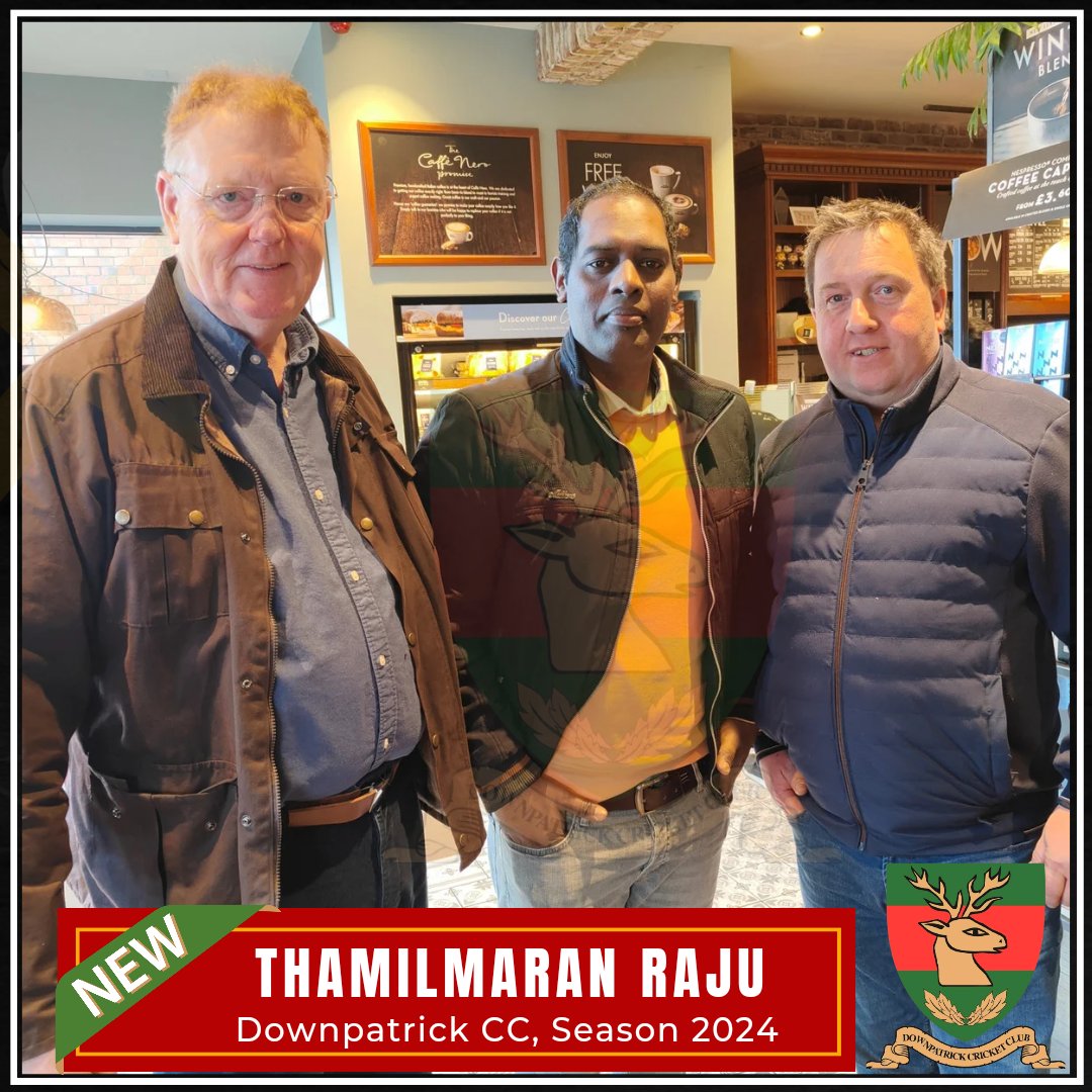 🚨 𝐍𝐞𝐰 𝐒𝐢𝐠𝐧𝐢𝐧𝐠 𝐀𝐥𝐞𝐫𝐭 🚨 Downpatrick Cricket Club are delighted to announce the signing of Raju Thamilmaran Raju joins Downpatrick CC as a qualified coach and a very valuable addition to our playing squad. #downpatrickcricketclub #NCU #downpatrickcricketclub2024