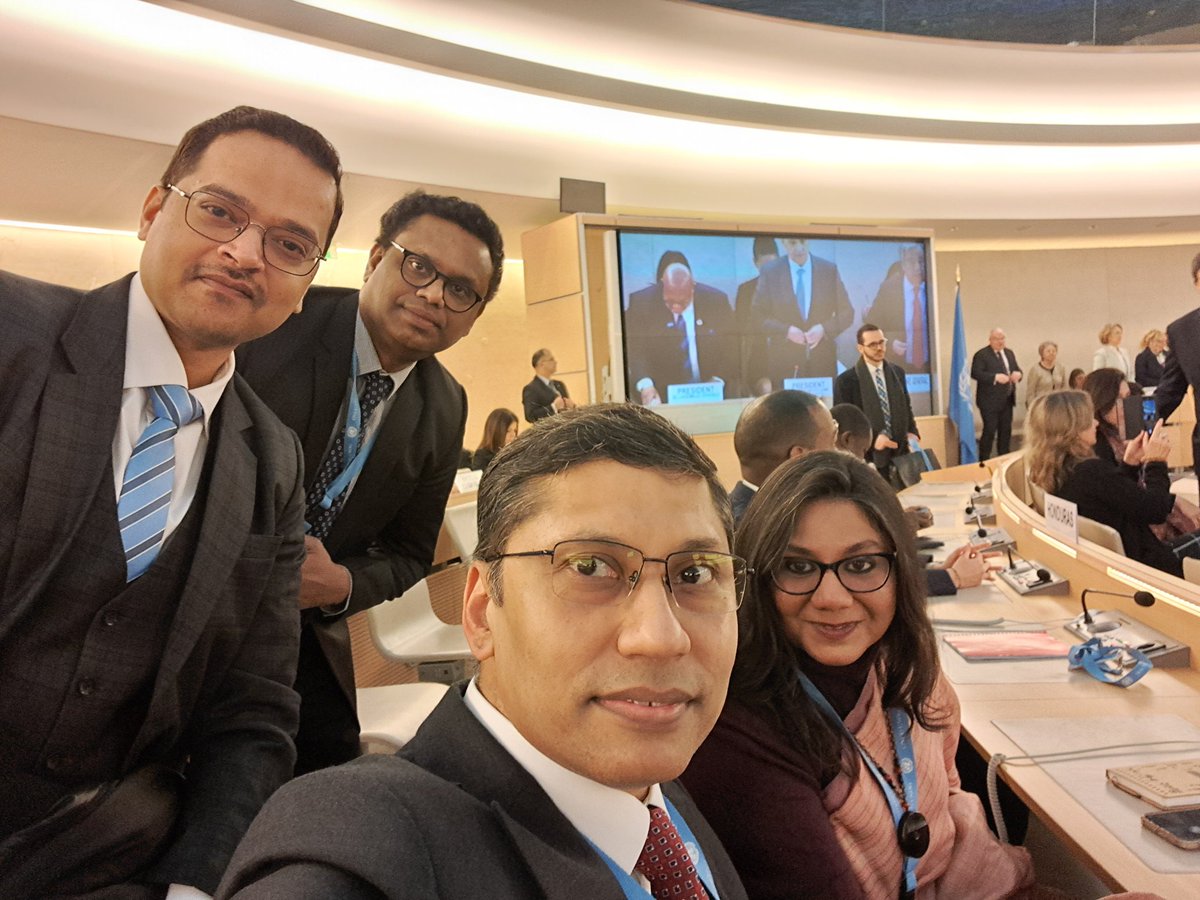 The High Level Segment of the 55th Session of the Human Rights Council commences in Geneva! Looking forward to my first HRC session.