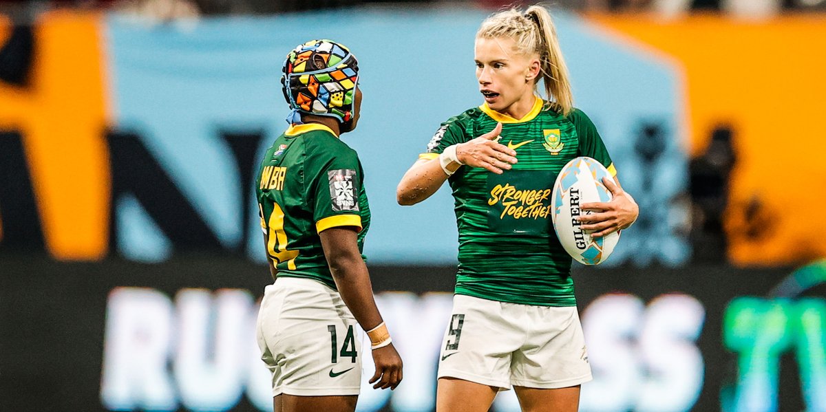 High praise for the #BokWomen7s' points machine in Vancouver - more here: tinyurl.com/36bu4fj7 🤩 #RiseUp #HSBCSVNS