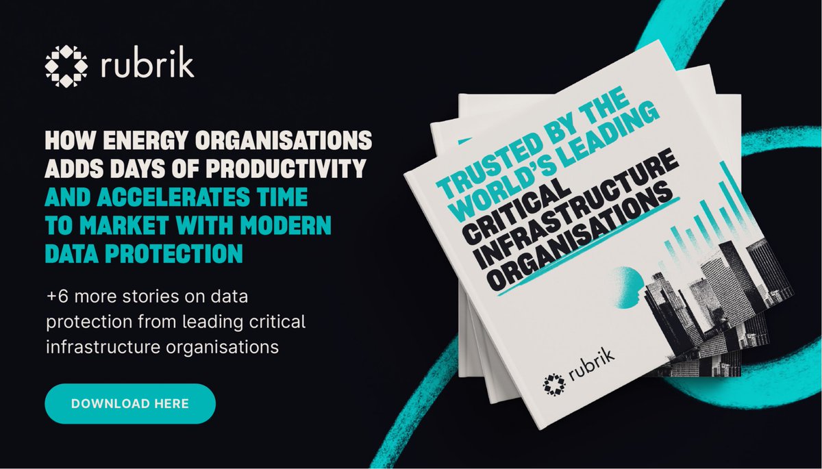 “The electricity distribution industry is subject to regulations requiring systems to be running all the time.” Read how Rubrik helps keep you running: bit.ly/NIS2CustomerLo…