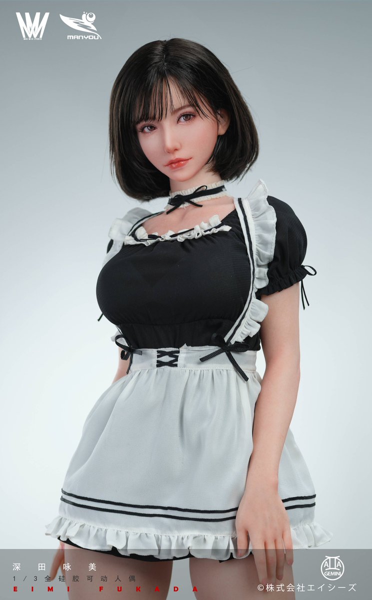 ManYouStudio's tweet image. Eimi Fukada 76cm Figure, Preorders is giving away teacher's outfits, officially open for ordering on the 27th! 🥳