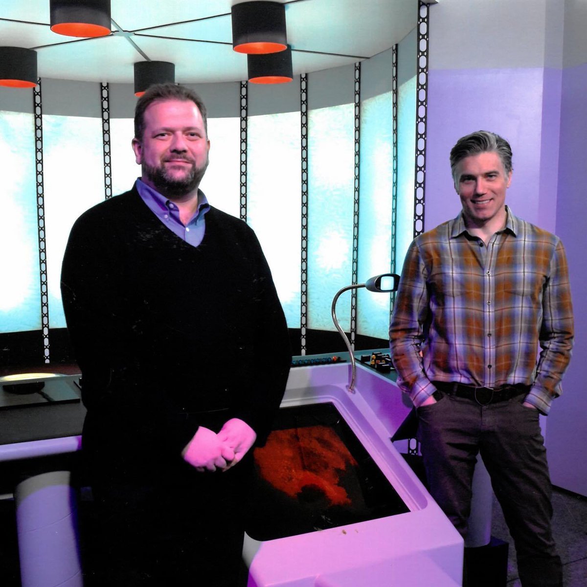 Captain to the transporter room! Wishing a very Happy Birthday to Anson Mount... Little did we know 5 years ago at Star Trek Tour  what a fan favorite you would become on Star Trek as Captain Pike!