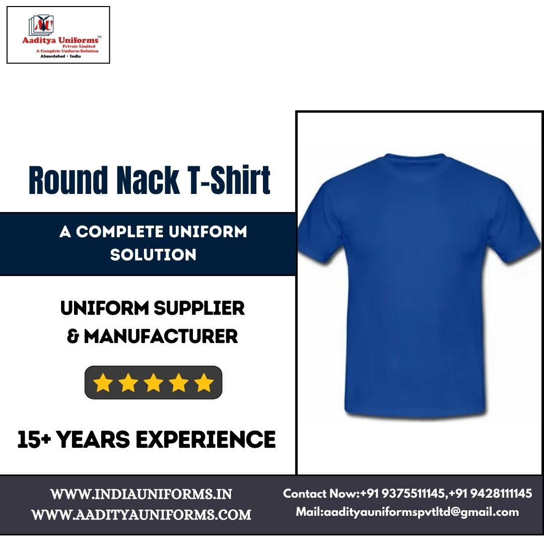 Round Neck T-Shirt Available At Aaditya Uniforms

#RoundNeck
#TShirtStyle
#CasualWear
#FashionEssential
#ComfortFashion
#EverydayStyle
#WardrobeStaple
#ClassicTee
#SimpleStyle
#EffortlessFashion
#VersatileTee
#BasicFashion
#StreetStyle
#TeeLove
#aadityauniforms
#ahemdabad