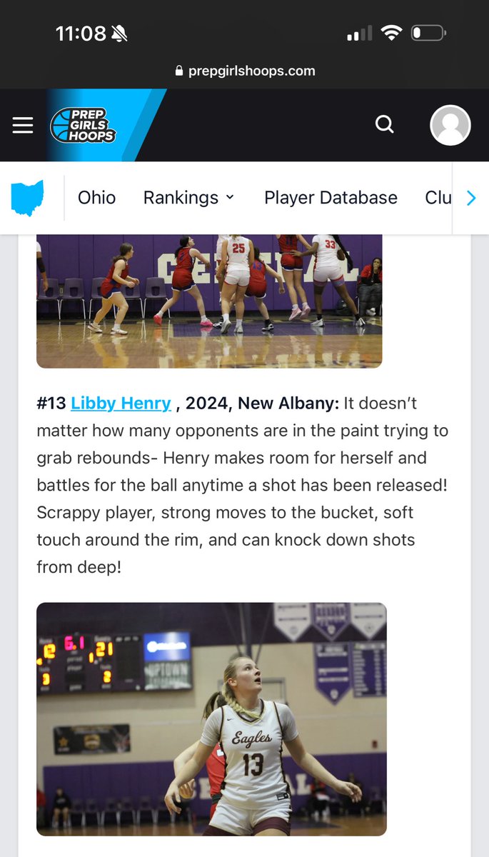 LibbyHenry10's tweet photo. Check out my write up! @PrepGirlsHoops https://t.co/Yf5DpbqZWV