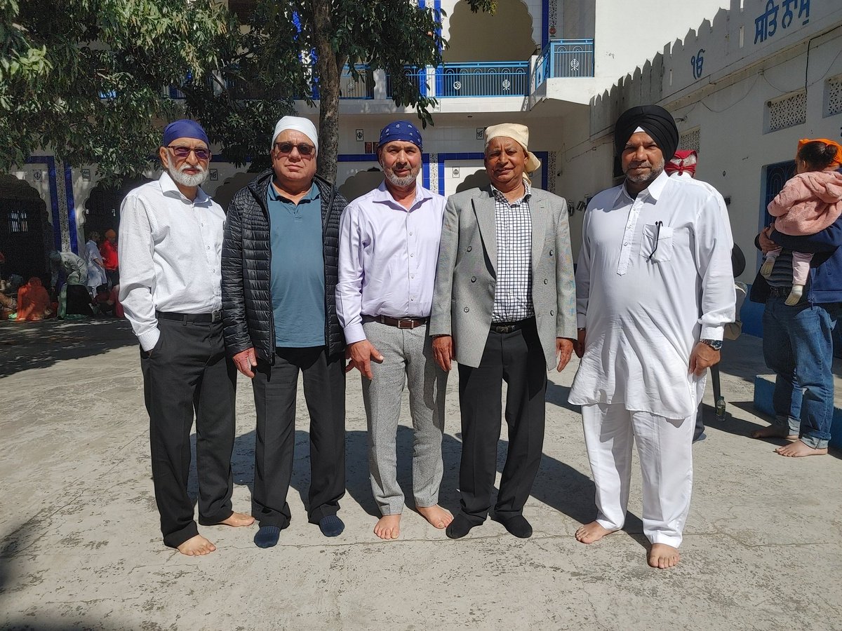 Gathering in India with buddies from Yeg.