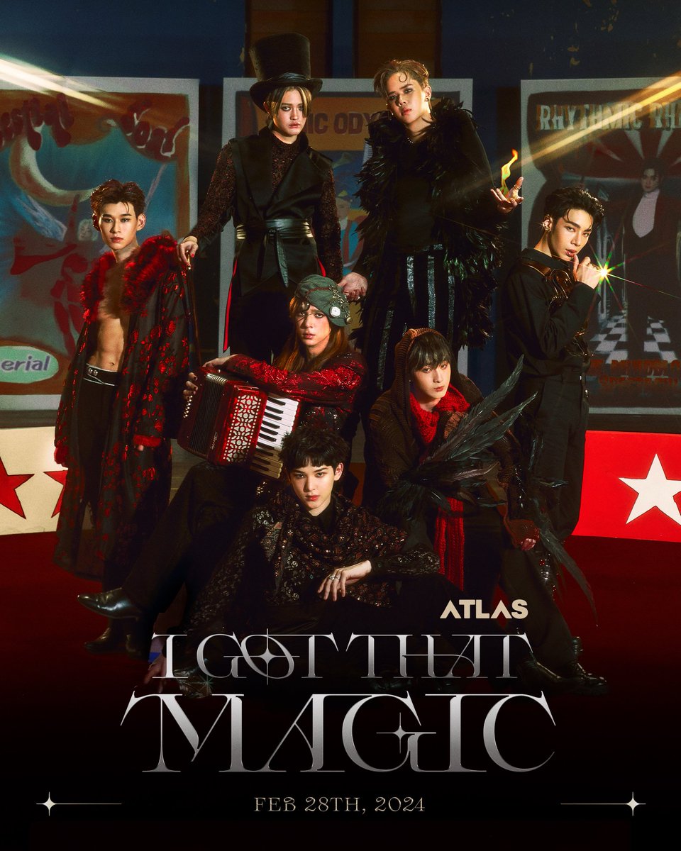 tpopbr's tweet image. 📸| Foi divulgado recentemente um pôster do Atlas [#ATLAS_TH] para seu novo single, &quot;I Got That Magic&quot;, que será lançado dia 28 de Fevereiro.

#ATLASIGotThatMagic_KeyVisual #XOXOentertainment #TPOP
#tpopbr