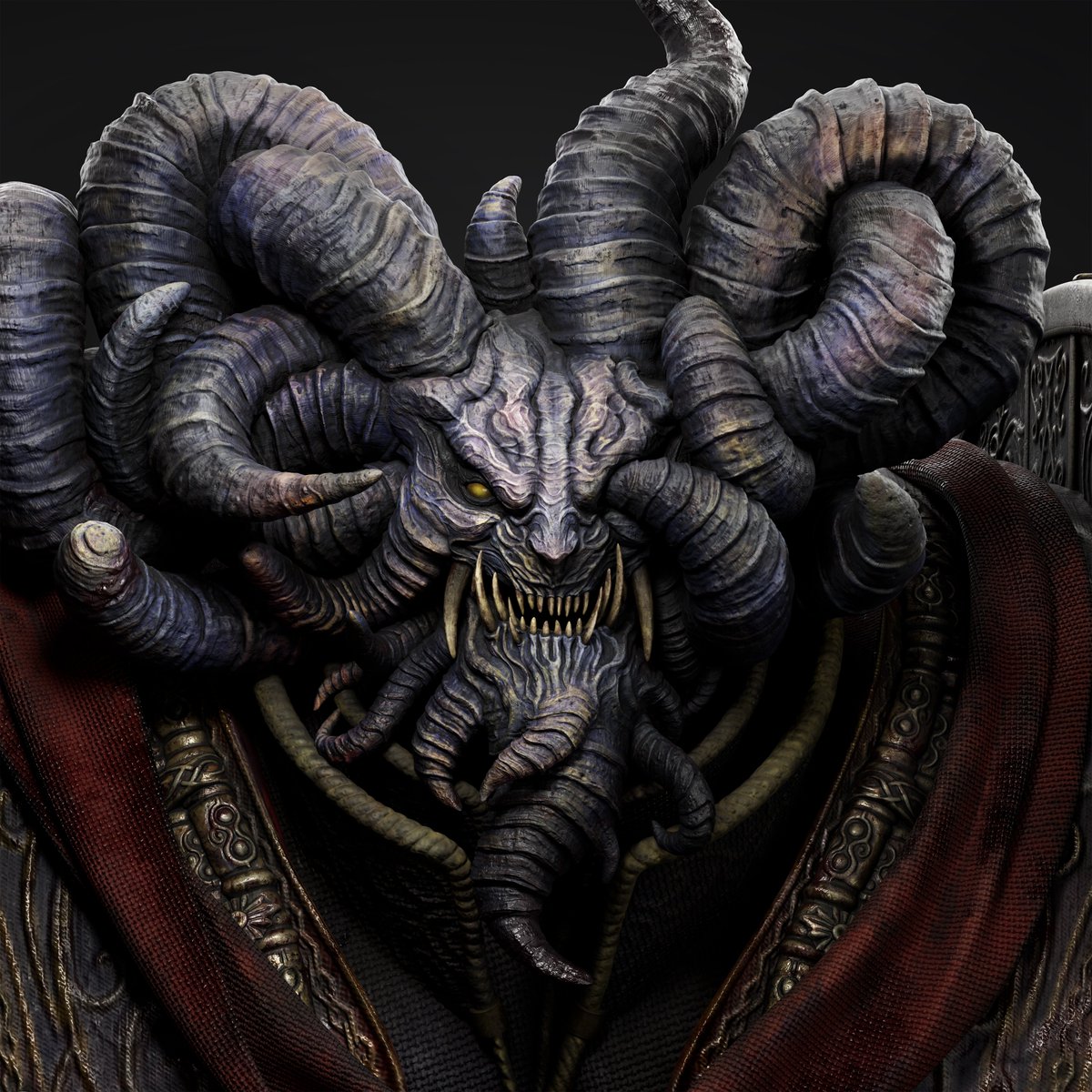 NknSomething's tweet photo. My recently finished Fanart of Mogh Lord of Blood :)

hope you guys like it

#ELDENRING #EldenRingShadowoftheErdtree #3dart #render https://t.co/OISykCWI9P
