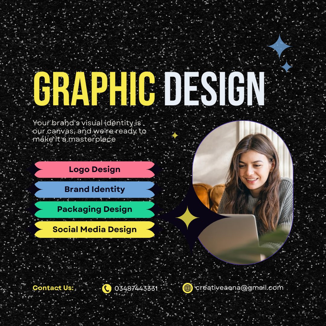 AenaAsghar's tweet photo. I am a Creative and detail-oriented graphic designer with a passion for transforming ideas into visually stunning designs. Proficient in utilizing industry-leading software to craft compelling and memorable visuals that effectively communicate messages. https://t.co/ivfgADaeCf