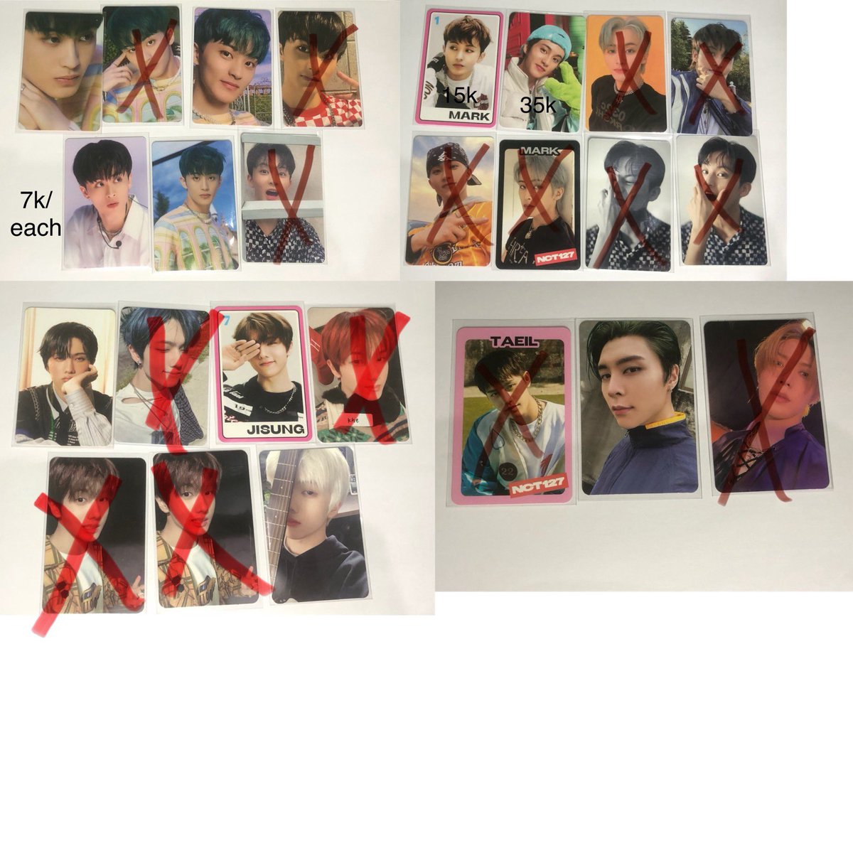 sunflcha's tweet photo. [HELP RT] WTS AAB PC NCT (update)

✅ Dom JKT
✅ Keep event with dp
✅ Condi by dm
✅ Shopee video
✅ Negotiable
❌ No sensitive buyer
❌ Exc pack + adm 🍊 

Yang gaada harganya coba offer aja https://t.co/H3lJ3IWASl