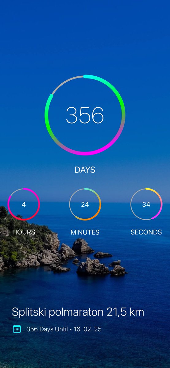 hrastelj's tweet photo. OK, trenutno sem na -8 kg in 8 km pretečem brez težav. Še 356 dni za natrenirat dodatnih 13,5 km. Šlo bo, šlo.. #daycount #halfmarathon #split https://t.co/wcpB0hFqji