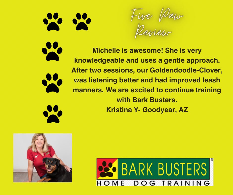 BarkBustersPhx's tweet photo. #dogtrainer #dogtraining #dogtrainernearme #barkbustersphoenix #dogtrainingphoenix  #puppytraining https://t.co/xxCqvcQl1p