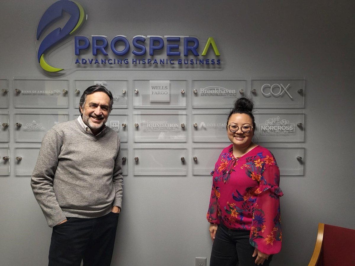 ProsperaUSA's tweet photo. ๐ฅณ Our team had the pleasure of hosting a visit by one of our original Georgia funders. During this meeting with Lynn Nguyen from the Community Foundation for NE GA, we discussed opportunities to enhance our reach within the Hispanic community. ๐
#ProsperaUSA #ProsperaFunders https://t.co/AMSIA9LqBS