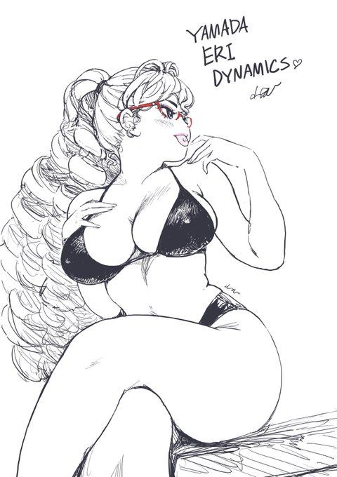 山田えり 黒ビキニ from 『快感チェンジ』 