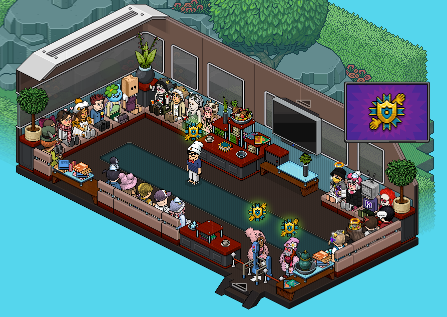 ZarekHabbo's tweet photo. Got to see so many wonderful people yesterday in the @Habbo Ambassador Infobus! We got to learn about the the achievements required to obtain a Training Pass! Woo!
Do you see yourself?
Group 1 through 4 on this tweet, 5 to follow
#habbo #tradingpass #woo #ambinfobus #habbosafety https://t.co/60RsdN2XIF