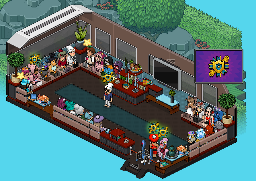 ZarekHabbo's tweet photo. Got to see so many wonderful people yesterday in the @Habbo Ambassador Infobus! We got to learn about the the achievements required to obtain a Training Pass! Woo!
Do you see yourself?
Group 1 through 4 on this tweet, 5 to follow
#habbo #tradingpass #woo #ambinfobus #habbosafety https://t.co/60RsdN2XIF
