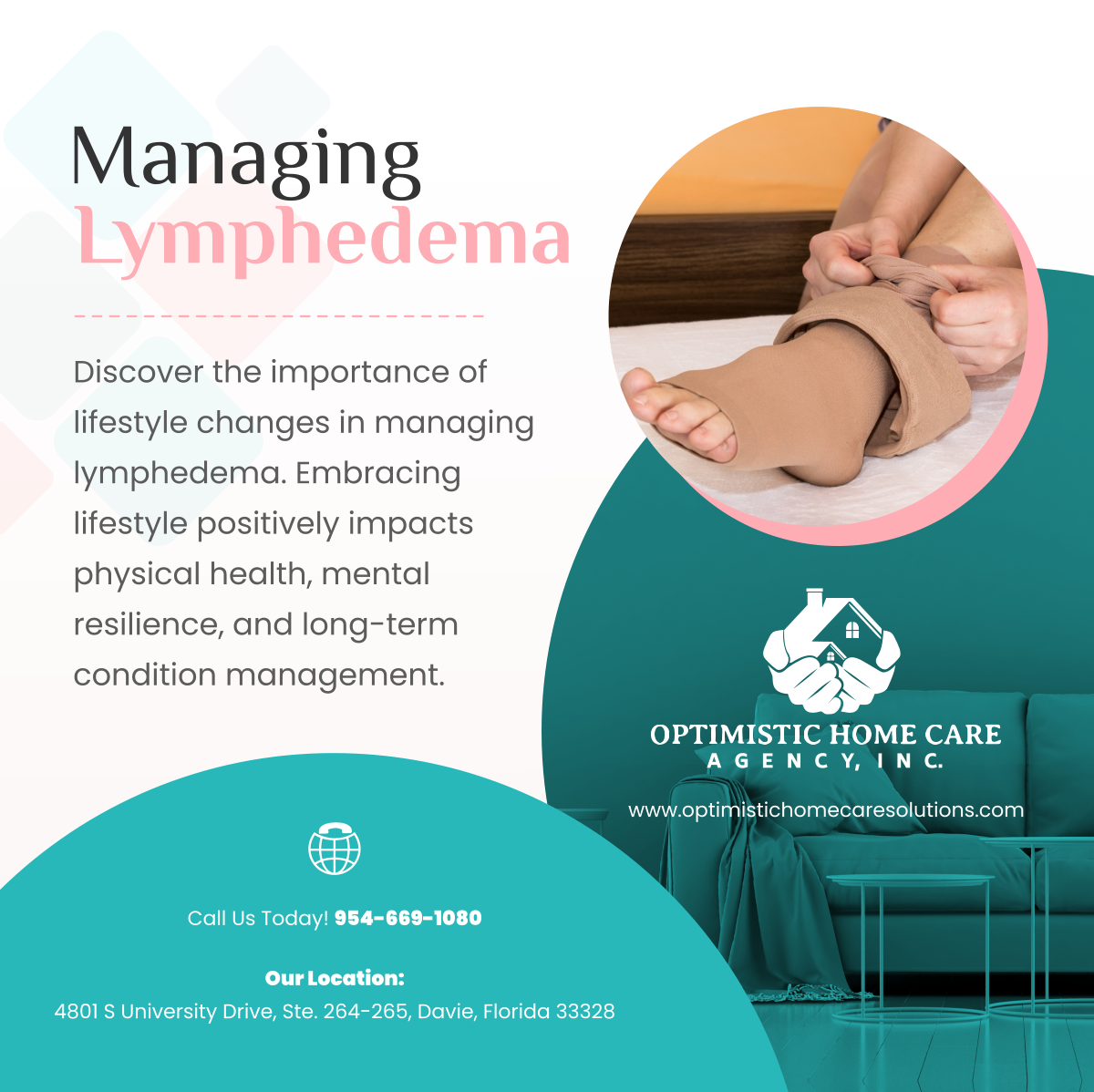 Optimistic39161's tweet photo. Self-care and informed choices are essential for a comprehensive understanding of lymphedema and its impact on overall health. Explore our blog: https://t.co/LtzberdBff.
#DavieFL #HomeCareAgency #LymphedemaManagement #ConditionManagement #SelfCare https://t.co/ZvqSBN4RWD