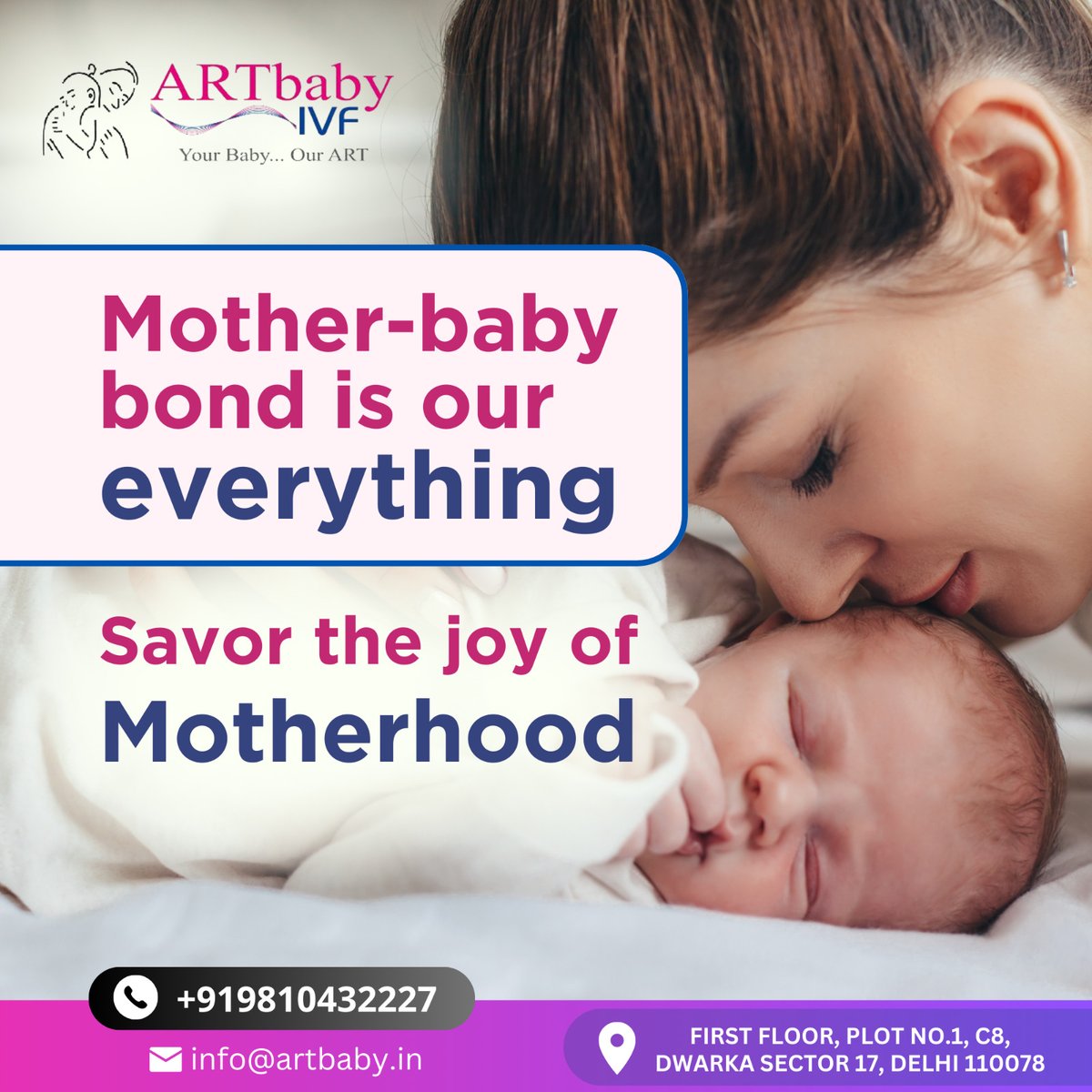 ARTbabyIVF's tweet photo. Cherish the precious bond between mother and baby - it's a love like no other! 💕 
For more info
Visit the Website 🌐 :- https://t.co/PKTW1beJLB
Call ☎️  :- 9810432227 or Email us at 📧 :-  info@Artbaby.in

#artbabyivf #parenthood #infertility #infertilitywarrior #IVFTreatment https://t.co/b05XriKN5p