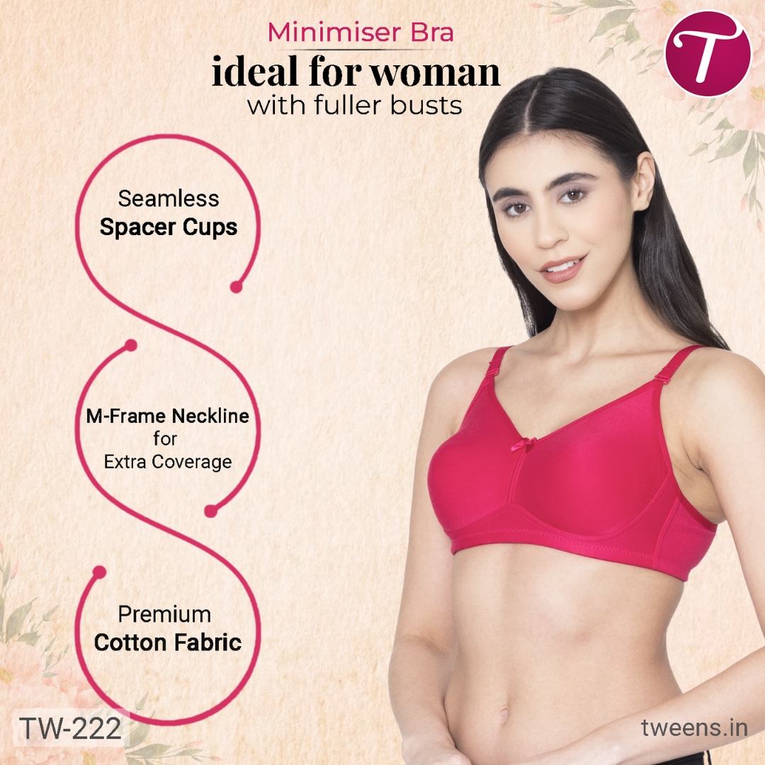 Step into spring confidently in our Non-Padded Coverage Bra.🌹 Embrace comfort and support, perfect for all your springtime adventures.🎀

Product Featured: TW 222

Price: ₹350
#tweenscomfort #Nonpaddedbra #StyleEssentials #bralove #BraConfidence #SeamlessBra #NonPaddedBra