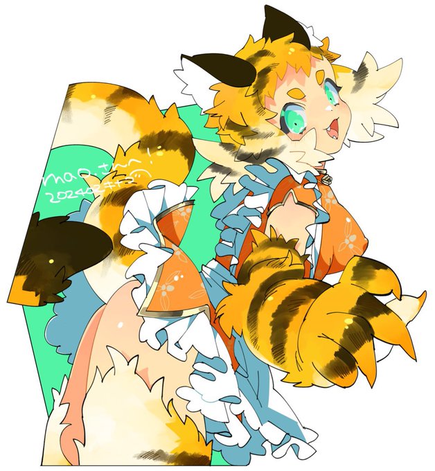 みて…!!!!!!!!!
skebでキナコさん( #kamabokoita )に…ケイカちゃんを…描いていただきました…
最高に…かわいい…😭🐯 