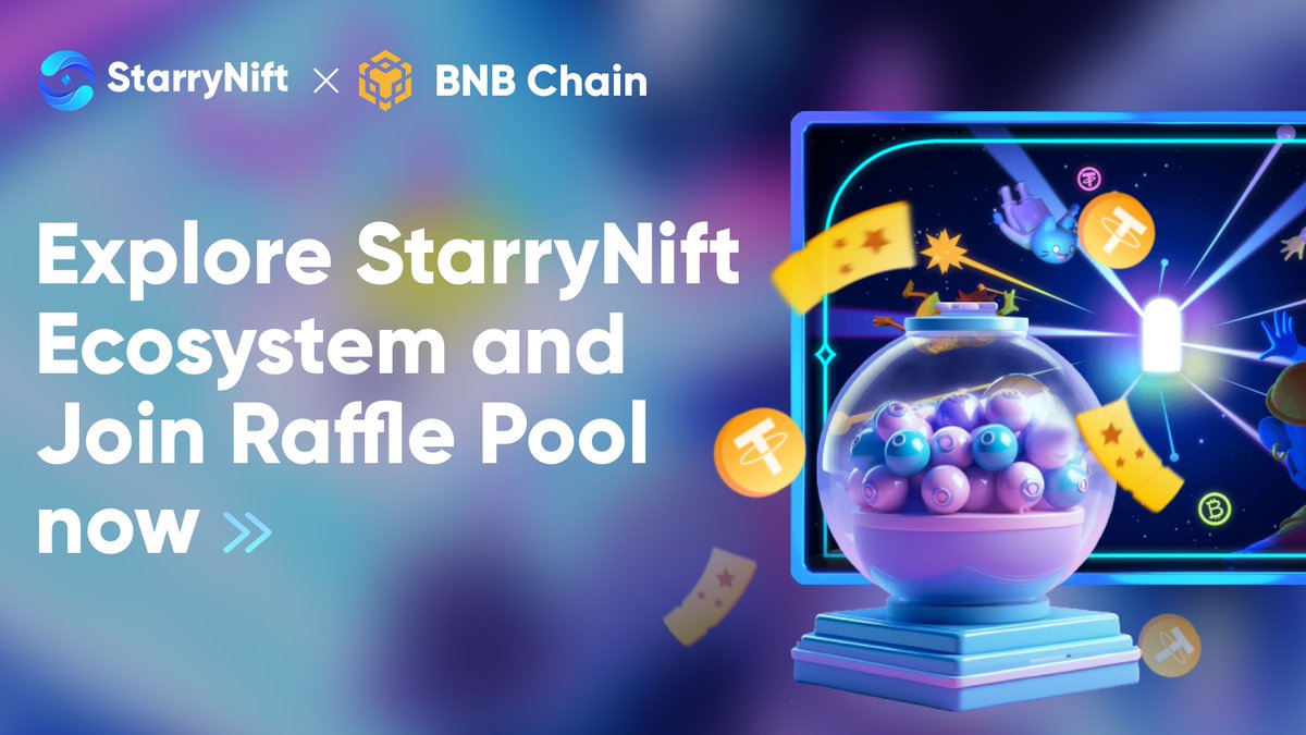 🎉Thrilled to announce the #Raffle Pool is now live on #opBNB @BNBCHAIN 🎁Join Raffle Pool to claim exclusive #OAT & earn extra #Citizenship XP bonus by participating consecutively! 💎Raffle Pool: starrynift.art/earn 🔗Entrance: galxe.com/StarryNift/cam… 🏹Stay tuned for…