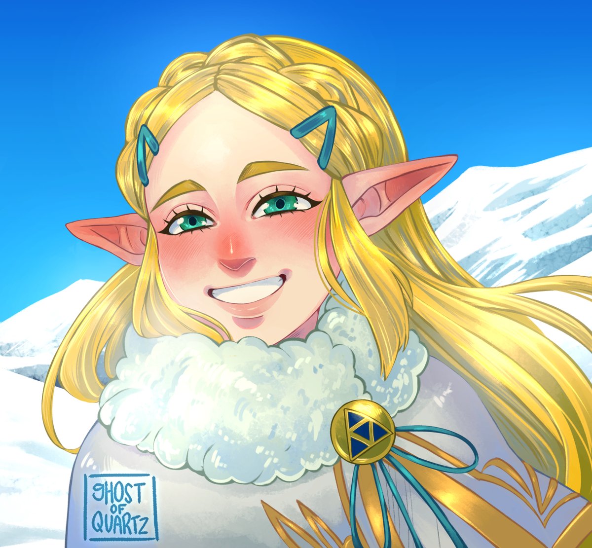 ❄️⭐️❄️ #TheLegendOfZelda #PrincessZelda #BOTW I needed to finish this one as a little break ❄️