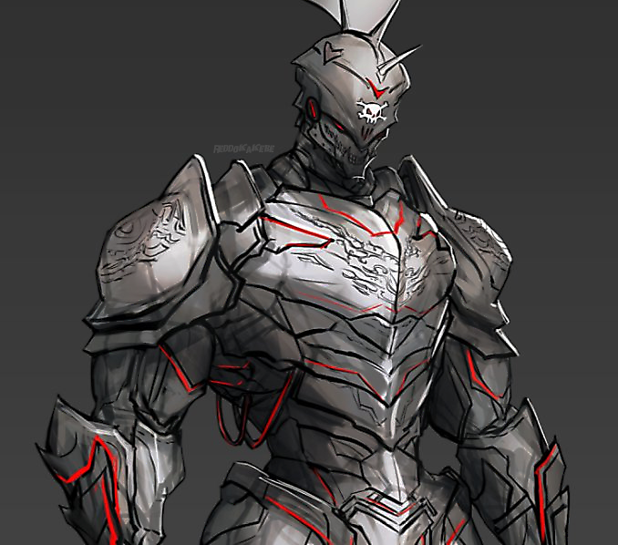 armor solo full armor 1boy male focus helmet grey background  illustration images