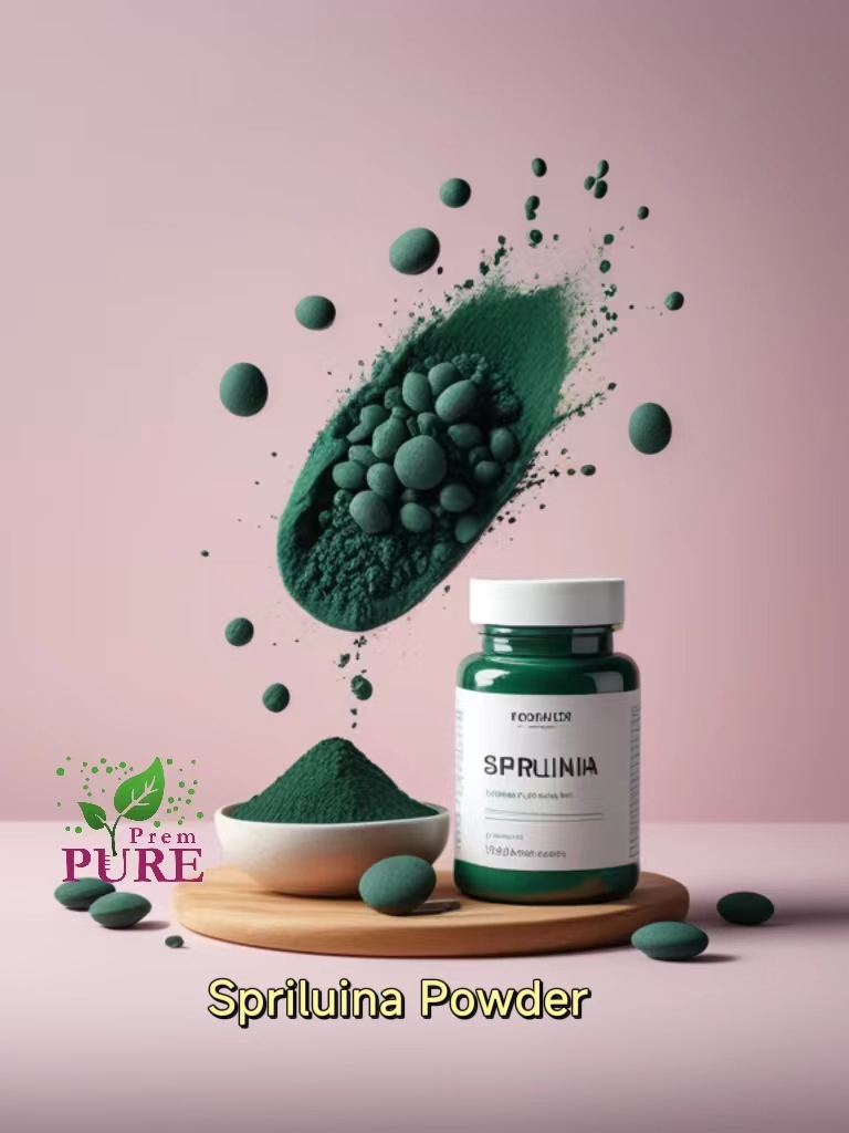 PremPureBio's tweet image. Today we introduce #spirulinapowder
As a functional ingredient for food supplements in daily life.
Spirulina is a type of blue-green algae that has been consumed for centuries due to its rich nutritional value and potential health benefits. #spriulinaplatensis